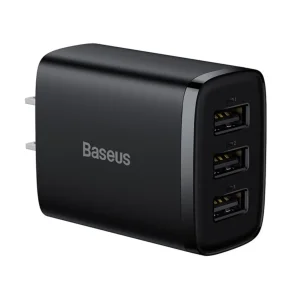شارژر دیواری 17 وات  بیسوس مدل 3PORT CN