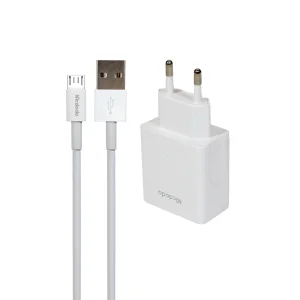 شارژر دیواری 12وات مک دودو مدل CH-3971 به همراه کابل Micro USB