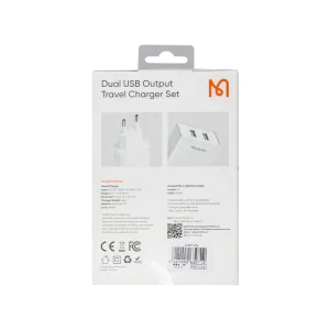 شارژر دیواری 12وات مک دودو مدل CH-3971 به همراه کابل Micro USB
