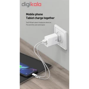 شارژر دیواری مک دودو مدل CH-6721 به همراه کابل تبدیل USB-C