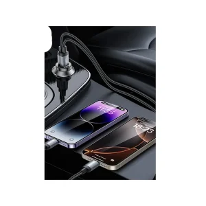 شارژر فندکی 60 وات دو پورت یسیدو مدل Y72 به همراه کابل USB-C