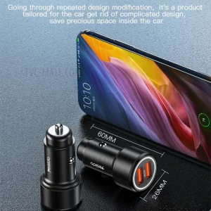 شارژر فندکی یسیدو مدل Yesido Y43 Car Charger