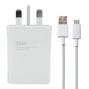 شارژر دیواری شیائومی مدل Redmi Note 11 به همراه کابل تبدیل USB-C