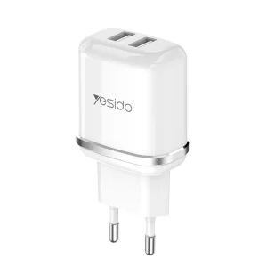 شارژر دیواری یسیدو مدل YC26 به همراه کابل تبدیل microUSB