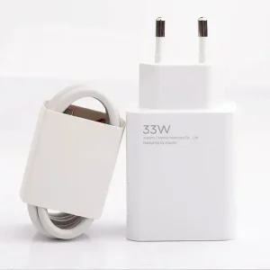 شارژر دیواری شیائومی مدل note 9 pro به همراه کابل تبدیل USB-C