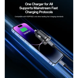 شارژر فندکی 30 وات یسیدو مدل Y74 PD 30W
