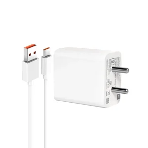 شارژر دیواری شیائومی مدل  TRAVEL_33W به همراه کابل تبدیل USB-C