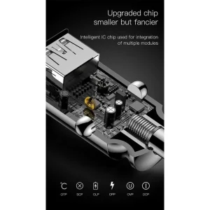 شارژر فندکی باسئوس مدل CCALL-ML01