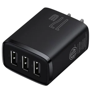 شارژر دیواری 17 وات سه پورت بیسوس مدل Compact 3U 17W CN
