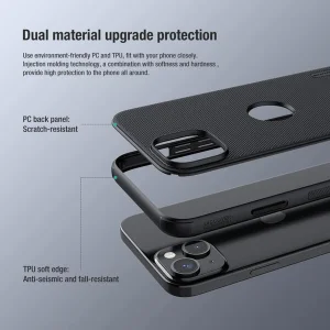 کاور نیلکین مدل  Frosted Shield Pro LogoCut مناسب برای گوشی موبایل اپل IPhone 15 Pro