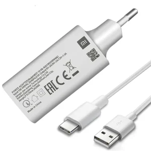 شارژر دیواری شیائومی مدل Mdy-10-Ew به همراه کابل تبدیل usb-c