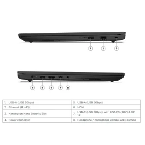 لپ تاپ 15.6 اینچی لنوو مدل V15 G5 IRL-i5 13420H-16GB DDR5 5200MHz-512GB SSD-TN-W - کاستوم شده