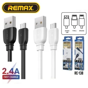 کابل تبدیل USB به USB micro  ریمکس مدل RC-138m  طول 1 متر