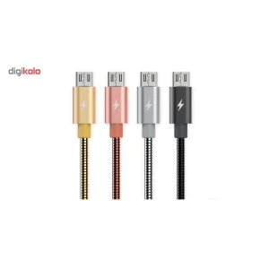 کابل تبدیل USB به MicroUSB ریمکس مدل RC-080m طول 1 متر