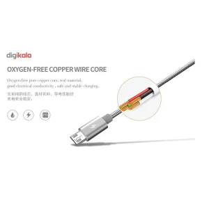 کابل تبدیل USB به MicroUSB ریمکس مدل RC-080m طول 1 متر