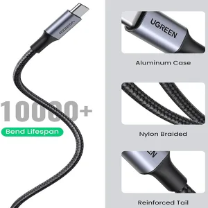 کابل تبدیل USB به USB-C یوگرین مدل 60128 طول 1.5 متر