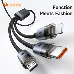 کابل تبدیل USB-C به لایتنینگ/microusb/USB-A مک دودو مدل CA-726 طول 1.2 متر