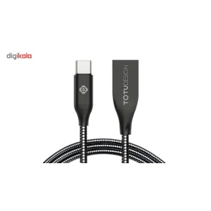 کابل تبدیل USB به Type-C توتو مدل Zinc Alloy به طول 1 متر
