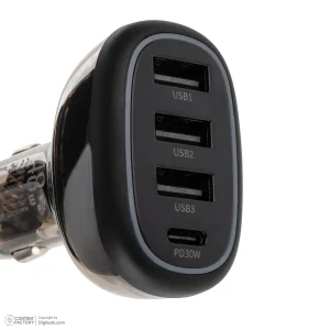 شارژر فندکی 48 وات یوسمز مدل US-CC170
