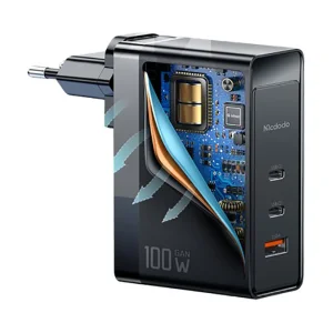 شارژر دیواری مک دودو مدل GaN  CH-8105 Pro 100W  به همراه کابل تبدیل USB-C