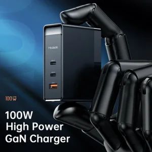 شارژر دیواری مک دودو مدل GaN  CH-8105 Pro 100W  به همراه کابل تبدیل USB-C