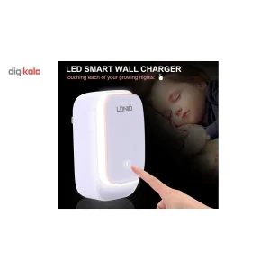 شارژر دیواری و چراغ خواب الدینیو با کابلMicroUsb مدل A4405