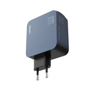 شارژر دیواری 100 وات 5 پورت الدینیو مدل Q8 به همراه کابل USB-C