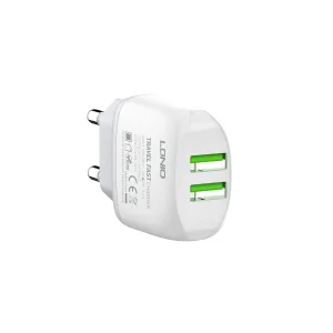شارژر دیواری الدینیو مدل A2219 به همراه کابل تبدیل MicroUSB