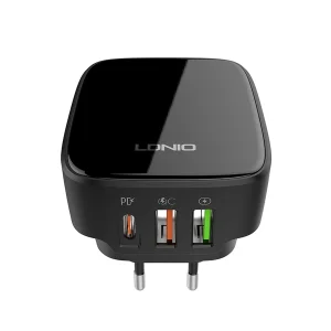 شارژر دیواری 32 وات الدینیو مدل Q334 به همراه کابل USB-C