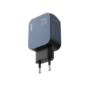 شارژر دیواری 45 وات 3 پورت الدینیو مدل Q6 به همراه کابل USB-C