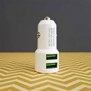 شارژر فندکی الدینو مدل C309، به همراه کابل تبدیل  microusb