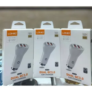شارژر فندکی 36 وات الدینیو مدل C511Q به همراه کابل تبدیل USB-C