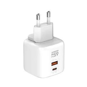 شارژر دیواری 45 وات 2 پورت الدینیو مدل Q2617 به همراه کابل usbC
