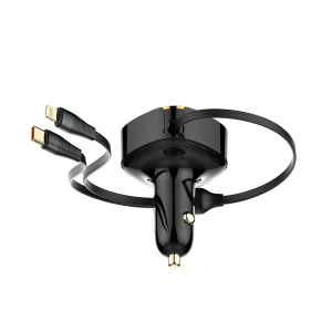 شارژر فندکی 30 وات الدینیو مدل c107