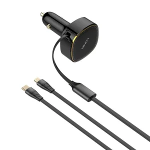 شارژر فندکی 30 وات الدینیو مدل c107