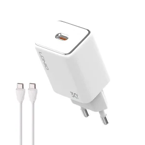 شارژر دیواری 30 وات الدینیو مدل A1508C به همراه کابل usb-c