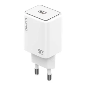 شارژر دیواری 30 وات الدینیو مدل A1508C به همراه کابل usb-c