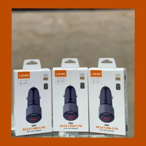 شارژر فندکی 36 وات الدینیو مدل C510 به همراه کابل تبدیل USB-C