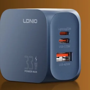 شارژر دیواری 33 وات الدینیو مدل Q5 به همراه کابل USB-C