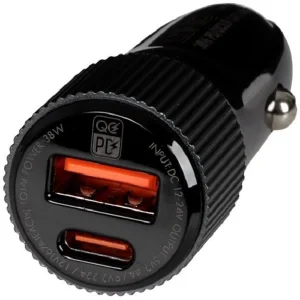 شارژر فندکی 38 وات الدینیو مدل C510Q Type-c