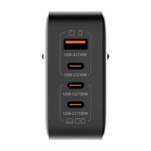 شارژر دیواری 100 وات الدینیو مدل Q408 به همراه کابل USB-C