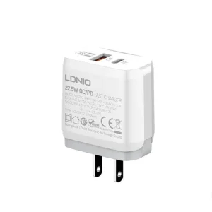 شارژر دیواری الدینیو مدل A2522C -30W به همراه کابل تبدیل USB-C