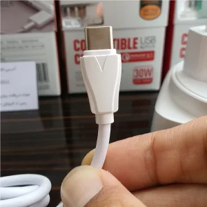 شارژر دیواری الدینیو  مدل A2405Q به همراه کابل تبدیل USB-C