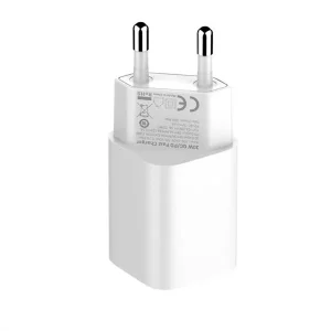 شارژر دیواری 30 وات 2 پورت الدینیو مدل A2317C به همراه کابل لایتنینگ