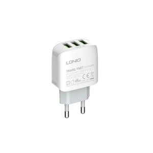 شارژر دیواری 17 وات الدینیو مدل A3312 به همراه کابل تبدیل USB-C