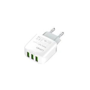 شارژر دیواری 17 وات الدینیو مدل A3312 به همراه کابل تبدیل USB-C