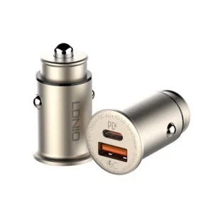 شارژر فندکی 30 وات الدینیو مدل C506Q به همراه کابل تبدیل USB-C