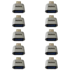 تبدیل OTG USB-C ریمکس مدل 247 بسته 10 عددی
