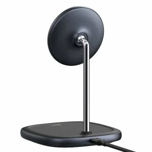 پایه نگهدارنده و شارژر بی سیم گوشی موبایل باسئوس مدل WXSW-01