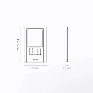 پایه نگهدارنده گوشی موبایل بیسوس مدل Foldable Metal